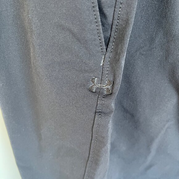 Under Armour Men's Golf  Shorts Size 34 Dark Navy Button/Zip Closure Athleisure - Picture 2 of 11